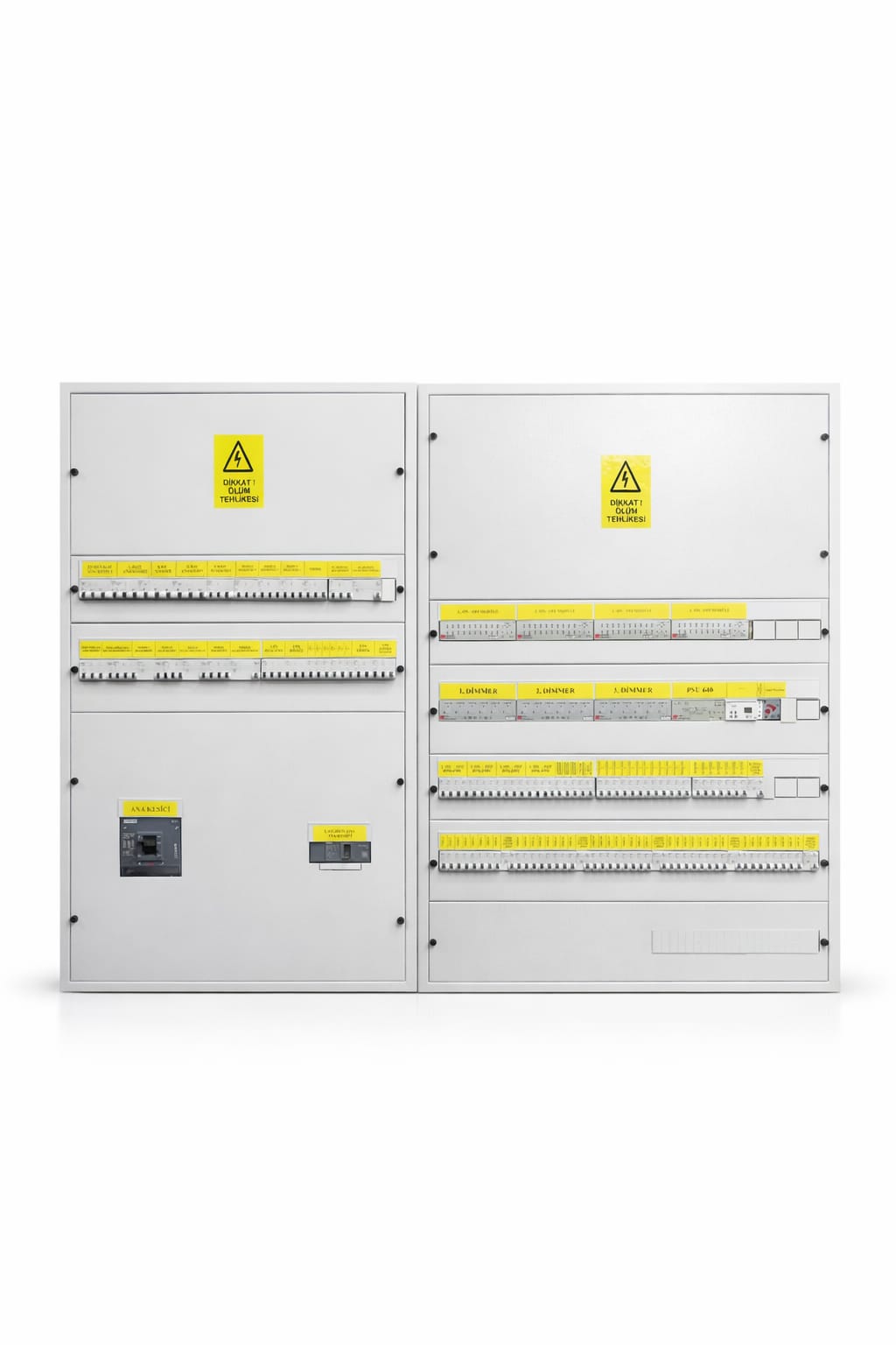 Akıllı ev panosu iç işçilik görünümü